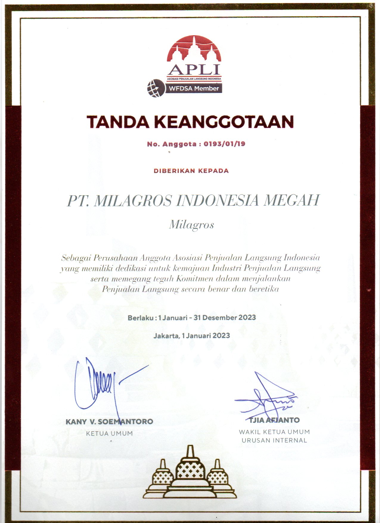 Piagam Apli